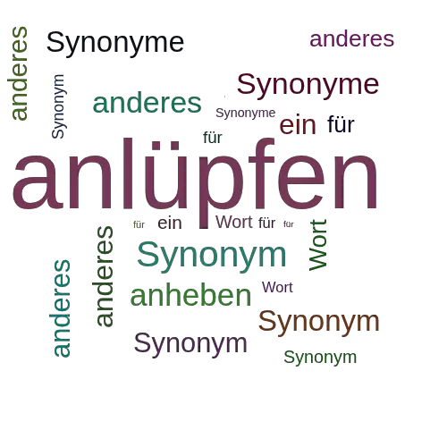 Ein anderes Wort für anlüpfen - Synonym anlüpfen