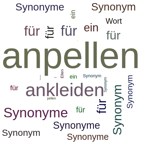 Ein anderes Wort für anpellen - Synonym anpellen