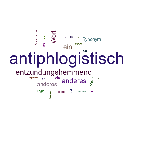 Ein anderes Wort für antiphlogistisch - Synonym antiphlogistisch