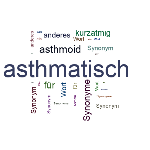 Ein anderes Wort für asthmatisch - Synonym asthmatisch