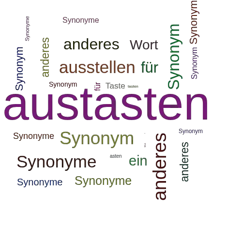 Ein anderes Wort für austasten - Synonym austasten