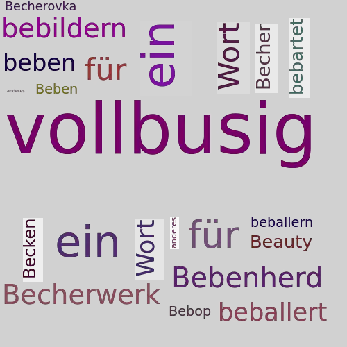 Ein anderes Wort für bebust - Synonym bebust