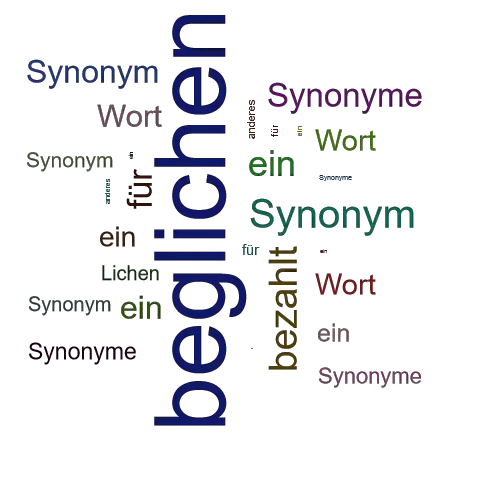 Ein anderes Wort für beglichen - Synonym beglichen