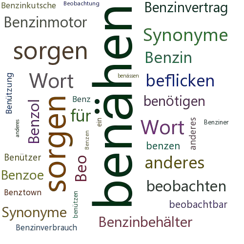 Ein anderes Wort für benähen - Synonym benähen