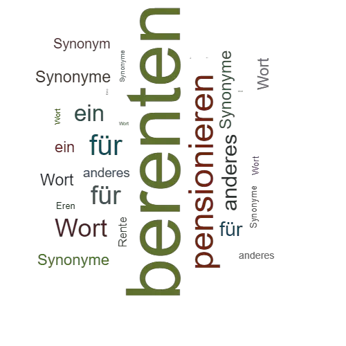 Ein anderes Wort für berenten - Synonym berenten