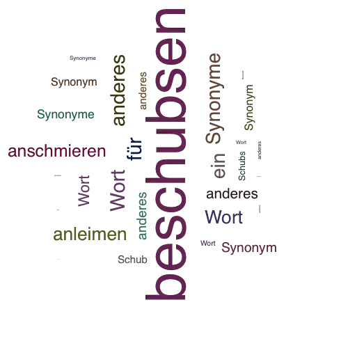 Ein anderes Wort für beschubsen - Synonym beschubsen