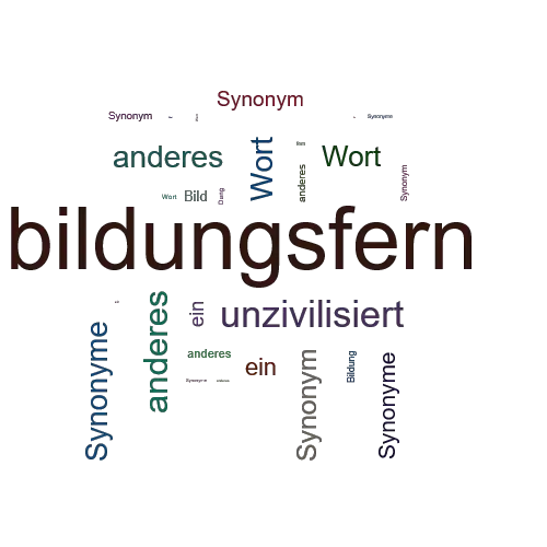 Ein anderes Wort für bildungsfern - Synonym bildungsfern