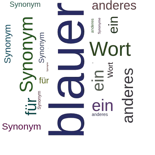 Ein anderes Wort für blauer - Synonym blauer