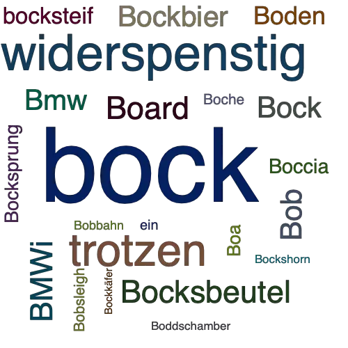 Ein anderes Wort für bock - Synonym bock