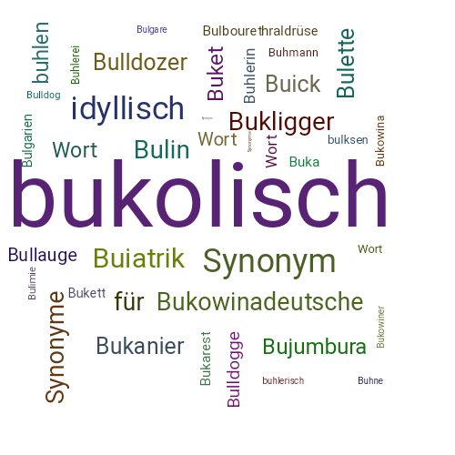 Ein anderes Wort für bukolisch - Synonym bukolisch