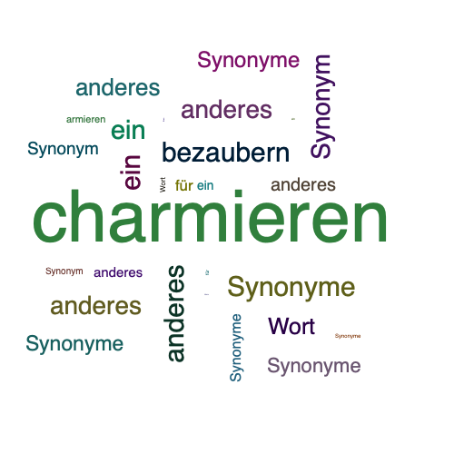 Ein anderes Wort für charmieren - Synonym charmieren
