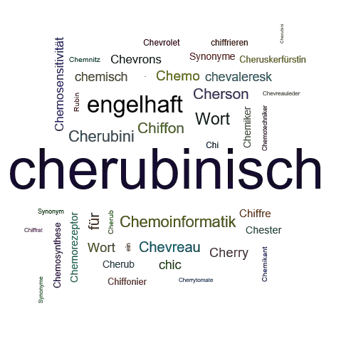 Ein anderes Wort für cherubinisch - Synonym cherubinisch