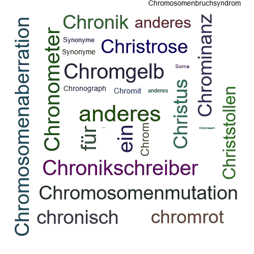 Ein anderes Wort für chromosomal - Synonym chromosomal