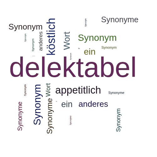 Ein anderes Wort für delektabel - Synonym delektabel