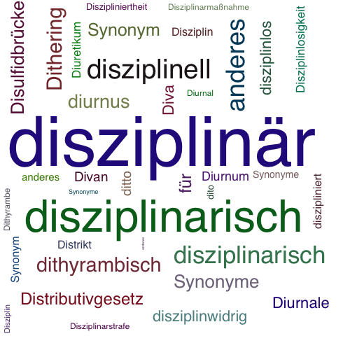 Ein anderes Wort für disziplinär - Synonym disziplinär