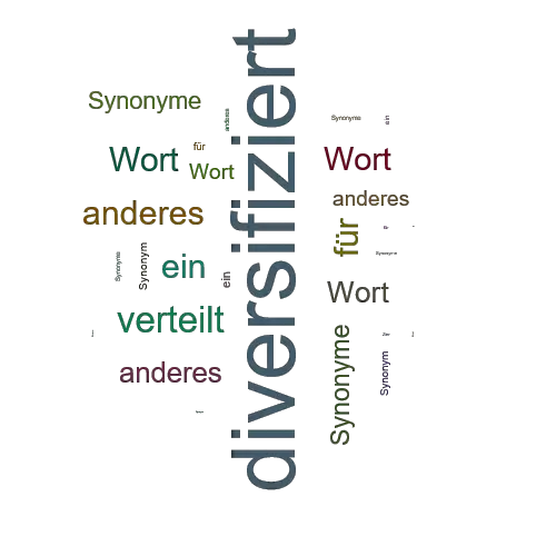 Ein anderes Wort für diversifiziert - Synonym diversifiziert