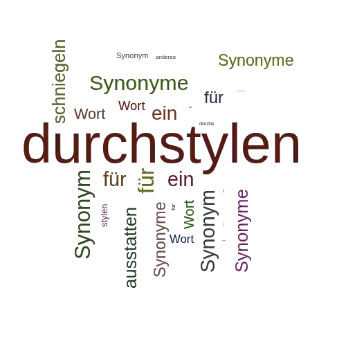 Ein anderes Wort für durchstylen - Synonym durchstylen