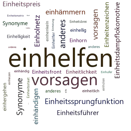 Ein anderes Wort für einhelfen - Synonym einhelfen