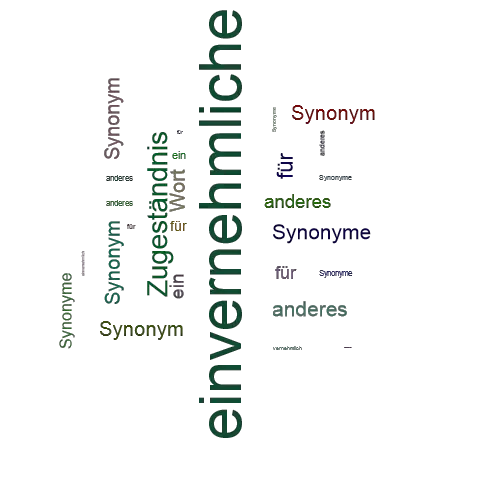 Ein anderes Wort für einvernehmliche - Synonym einvernehmliche