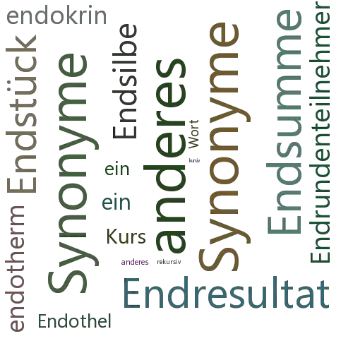 Ein anderes Wort für endrekursiv - Synonym endrekursiv
