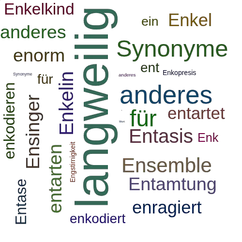 Ein anderes Wort für ennuyant - Synonym ennuyant