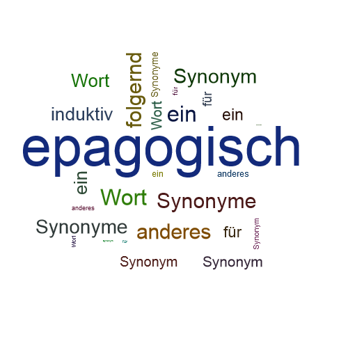 Ein anderes Wort für epagogisch - Synonym epagogisch