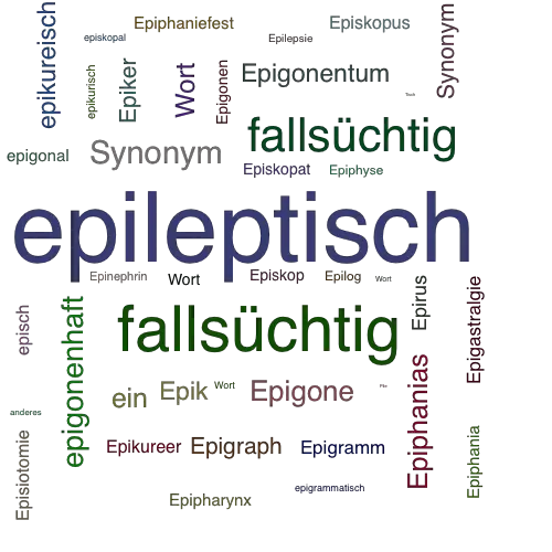 Ein anderes Wort für epileptisch - Synonym epileptisch