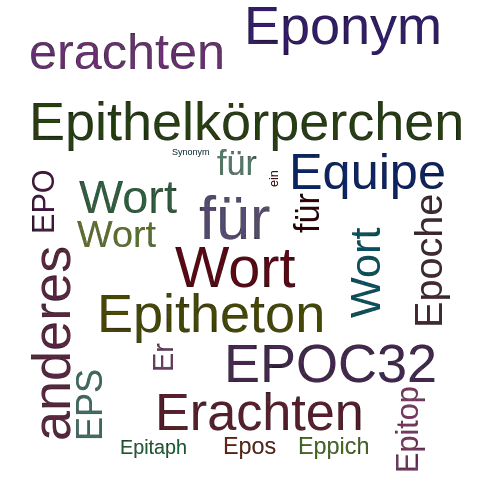 Ein anderes Wort für eponym - Synonym eponym