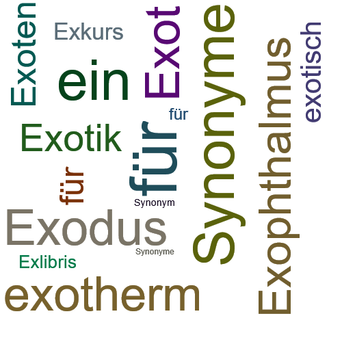 Ein anderes Wort für exokrin - Synonym exokrin