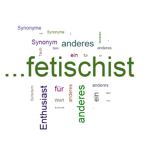 Ein anderes Wort für ...fetischist - Synonym ...fetischist
