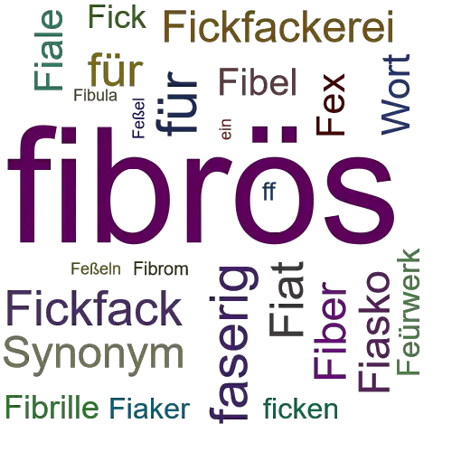 Ein anderes Wort für fibrös - Synonym fibrös