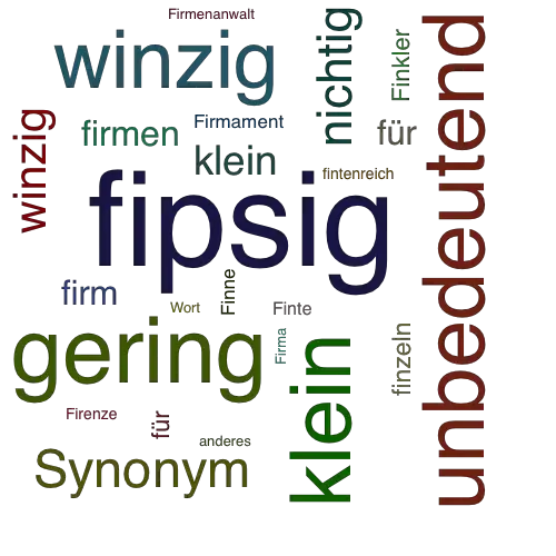 Ein anderes Wort für fipsig - Synonym fipsig