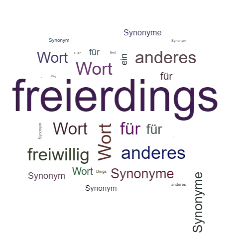 Ein anderes Wort für freierdings - Synonym freierdings