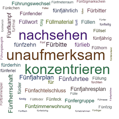 Ein anderes Wort für fünf - Synonym fünf