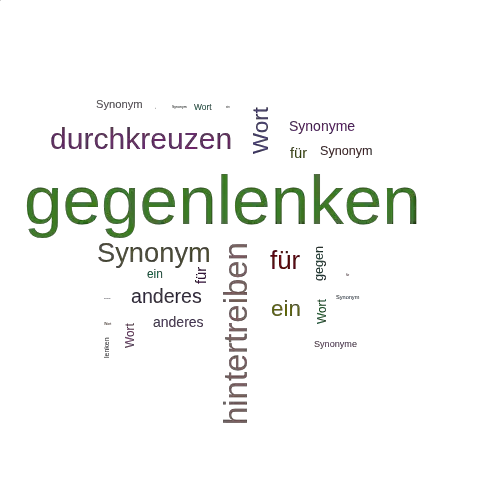 Ein anderes Wort für gegenlenken - Synonym gegenlenken
