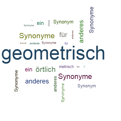 Ein anderes Wort für geometrisch - Synonym geometrisch
