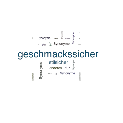 Ein anderes Wort für geschmackssicher - Synonym geschmackssicher