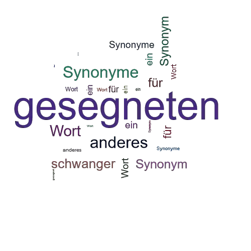 Ein anderes Wort für gesegneten - Synonym gesegneten