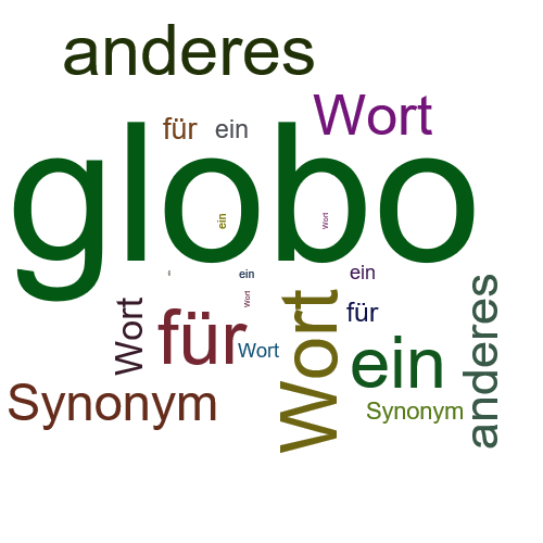 Ein anderes Wort für globo - Synonym globo