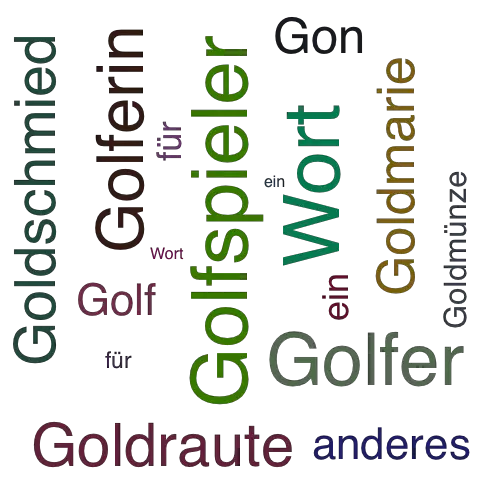 Ein anderes Wort für golfen - Synonym golfen