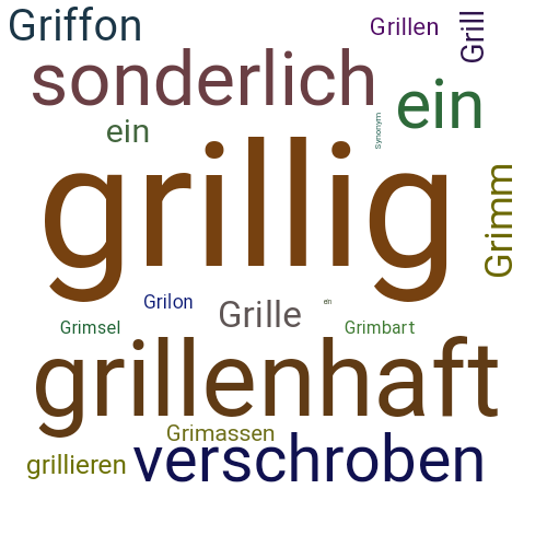 Ein anderes Wort für grillig - Synonym grillig