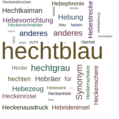 Ein anderes Wort für hechtblau - Synonym hechtblau