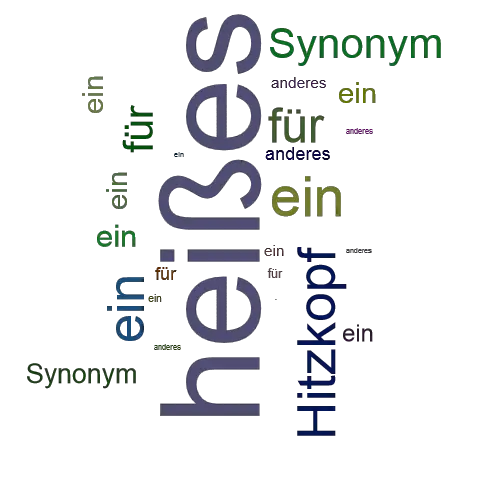 Ein anderes Wort für heißes - Synonym heißes