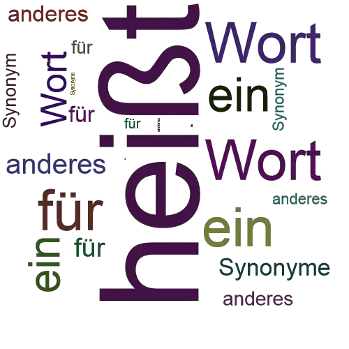 Ein anderes Wort für heißt - Synonym heißt