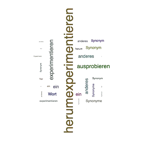 Ein anderes Wort für herumexperimentieren - Synonym herumexperimentieren