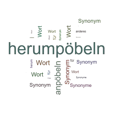 Ein anderes Wort für herumpöbeln - Synonym herumpöbeln