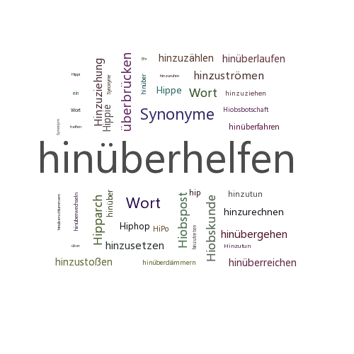 Ein anderes Wort für hinüberhelfen - Synonym hinüberhelfen