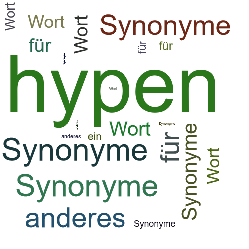 Ein anderes Wort für hypen - Synonym hypen