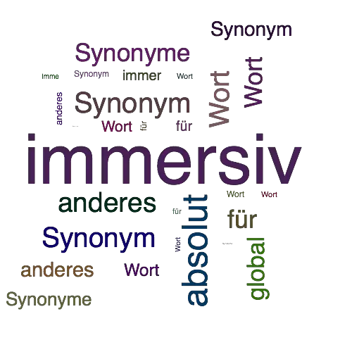 Ein anderes Wort für immersiv - Synonym immersiv