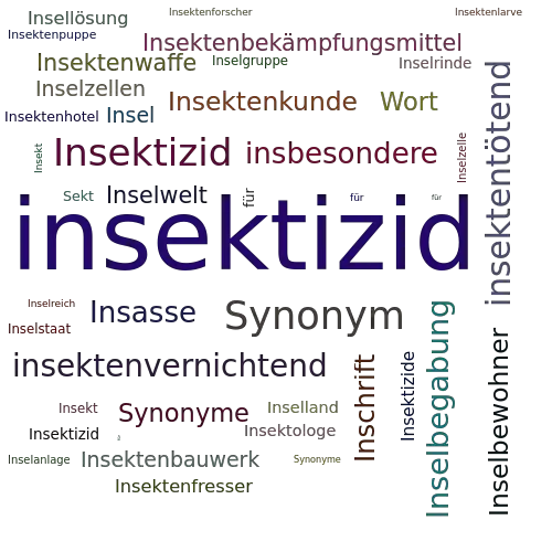 Ein anderes Wort für insektizid - Synonym insektizid